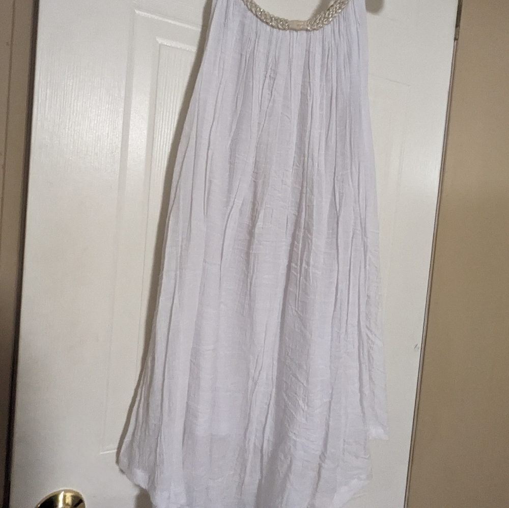 White dress size L
